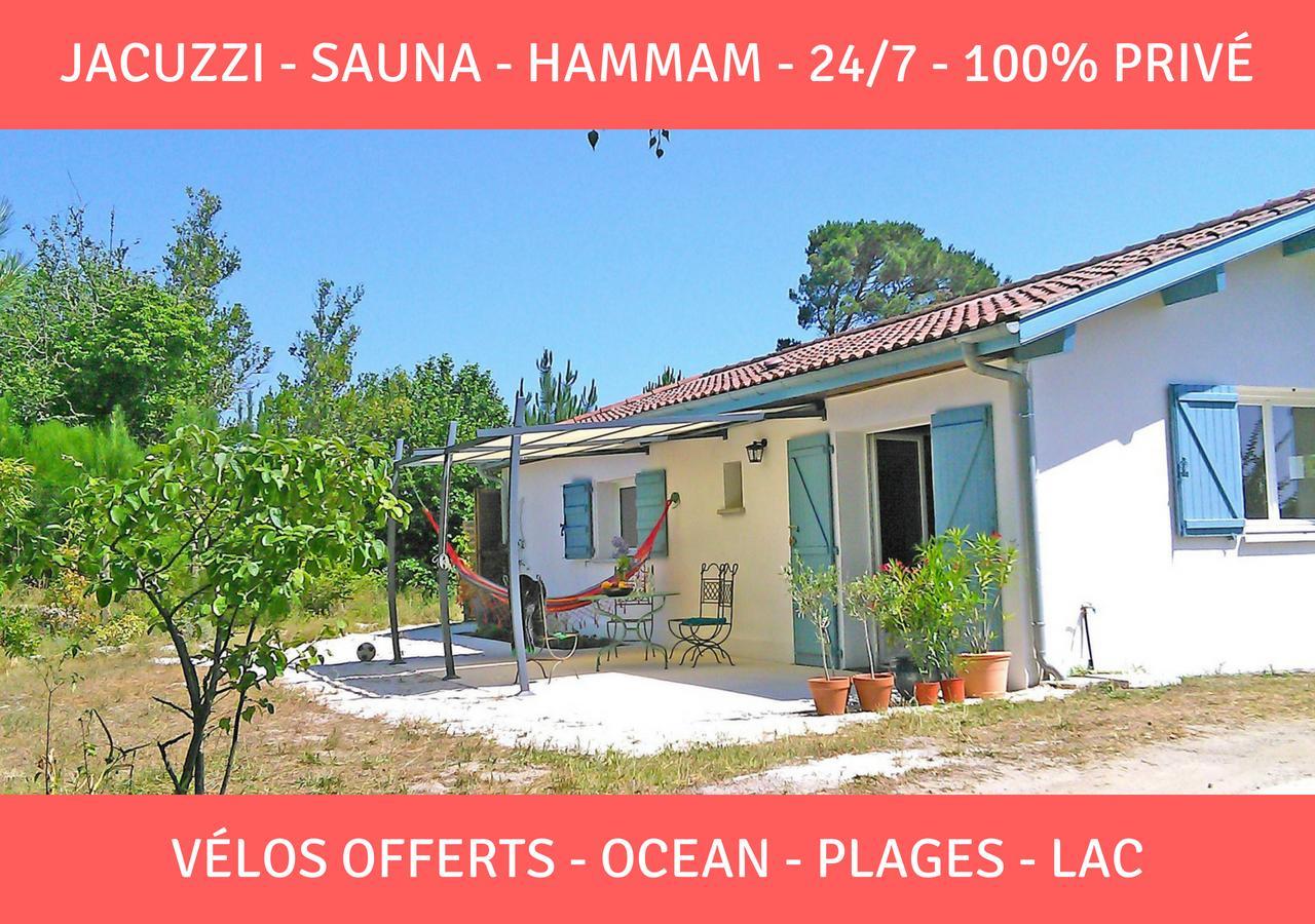 Sauna - Jacuzzi - 100% Prive - L'Estantada Linxe Exterior photo