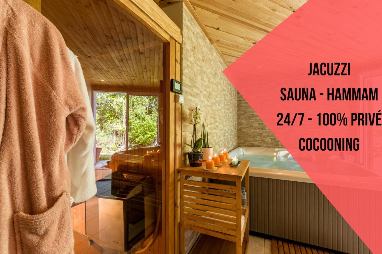 Sauna - Jacuzzi - 100% Prive - L'Estantada Linxe Exterior photo