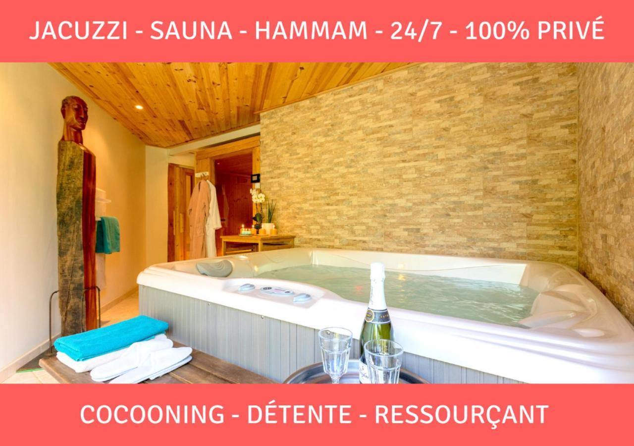 Sauna - Jacuzzi - 100% Prive - L'Estantada Linxe Exterior photo